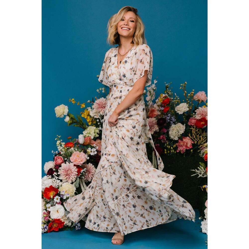 Baltic Born Katherine Maxi Dress | Multi Floral Size 1XL1XL
